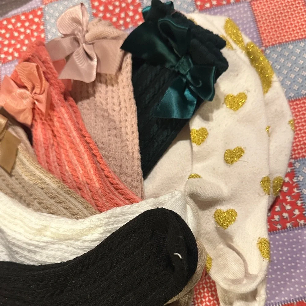 Colorful Kids Socks with Bows - Picture 4 of 4